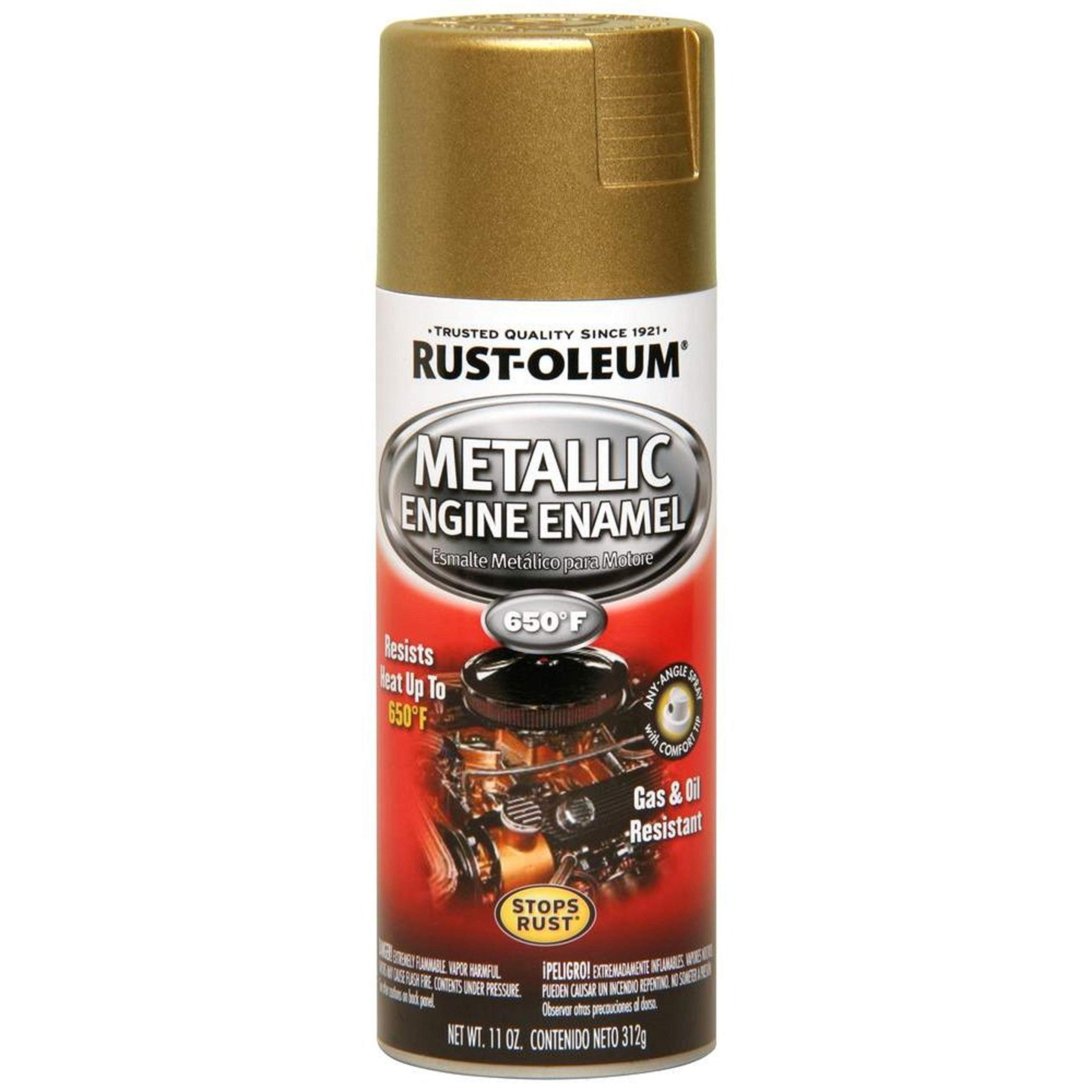 【18-18】 Rust-oleum Automotive Metallic Engine Enamel Spray Paint - 257384